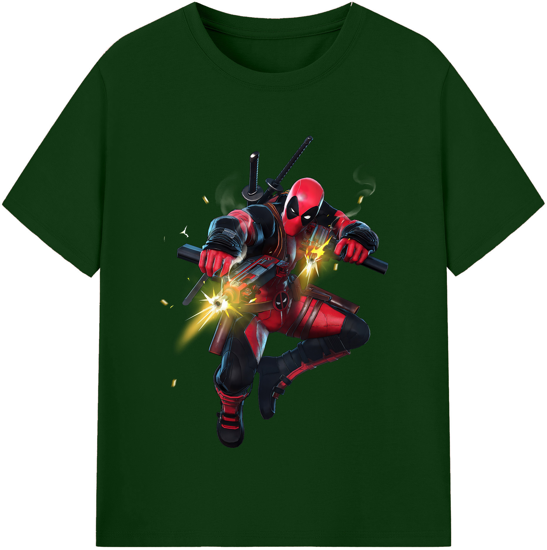 （画像用） Deadpool デッドプール 綿100％半袖Tシャツ（フロントプリント）